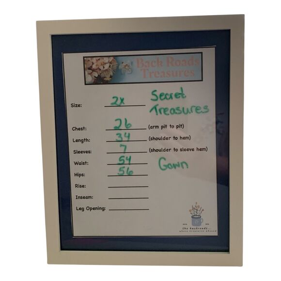 Secret Treasures Nightgown Size 2 X Black Aromatherapy Short Sleeve Cotton PJs - Picture 11 of 11